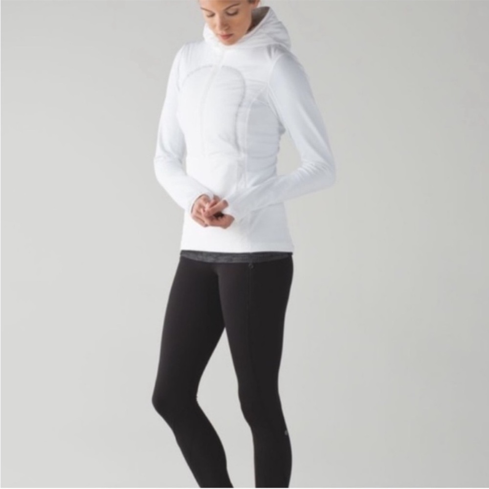 Lululemon Run For Cold Jacket White 8 - Picture 2 of 11